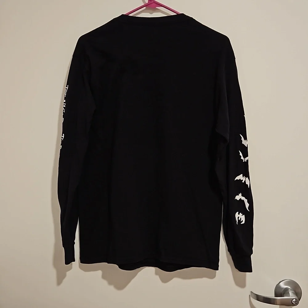 The Nightmare Before Christmas black graphic tee long sleeve UNISEX Disney - Picture 5 of 6